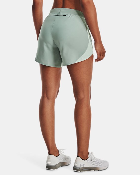 Women's UA Fly-By Elite 5'' Shorts, Gray, pdpMainDesktop image number 1